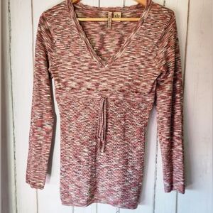 Sz M Vintage? Knit in very good condition pink, green and white